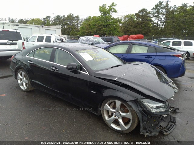 WDDLJ7DB8CA019236 - 2012 MERCEDES-BENZ CLS 550 BLACK photo 1