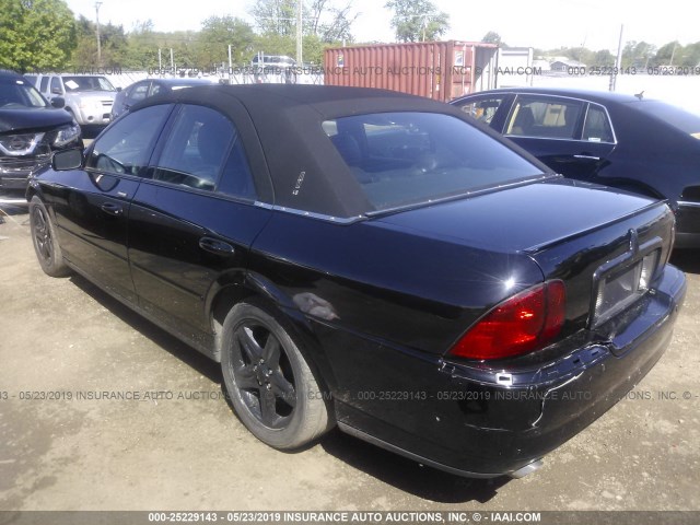 1LNHM87A83Y679473 - 2003 LINCOLN LS BLACK photo 3