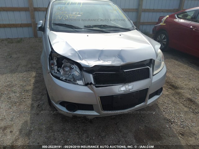 KL1TD66E79B313580 - 2009 CHEVROLET AVEO LS/LT ვერცხლისფერი ფოტო 6
