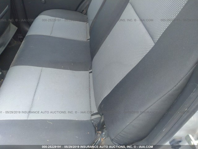 KL1TD66E79B313580 - 2009 CHEVROLET AVEO LS/LT ვერცხლისფერი ფოტო 8