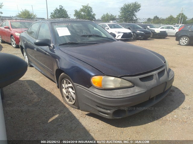 1G2NE52FX4M676206 - 2004 PONTIAC GRAND AM SE BLUE photo 1