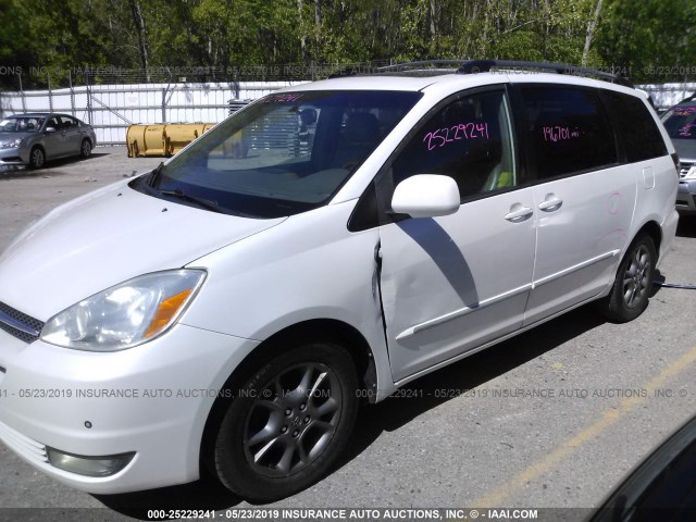 5TDZA22C14S179126 - 2004 TOYOTA SIENNA XLE/XLE LIMITED WHITE photo 2