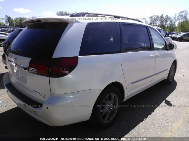 5TDZA22C14S179126 - 2004 TOYOTA SIENNA XLE/XLE LIMITED WHITE photo 4