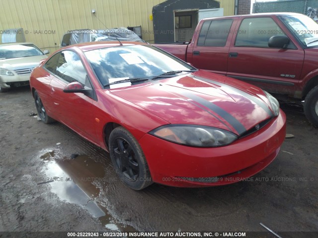 1ZWFT61L3Y5614383 - 2000 MERCURY COUGAR V6 RED photo 1