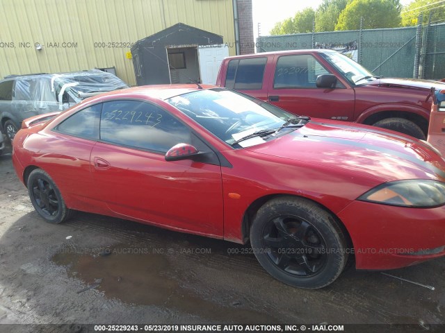 1ZWFT61L3Y5614383 - 2000 MERCURY COUGAR V6 RED photo 6