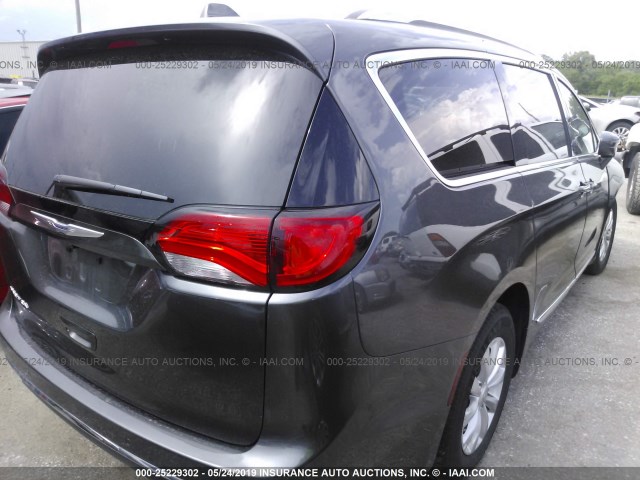 2C4RC1BG7KR593007 - 2019 CHRYSLER PACIFICA TOURING L Մոխրագույն լուսանկար 4