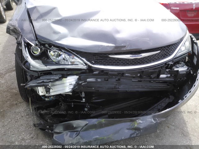 2C4RC1BG7KR593007 - 2019 CHRYSLER PACIFICA TOURING L Մոխրագույն լուսանկար 6