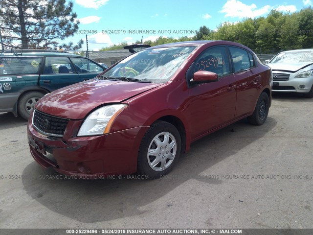 3N1AB61E58L661035 - 2008 NISSAN SENTRA 2.0/2.0S/2.0SL RED photo 2