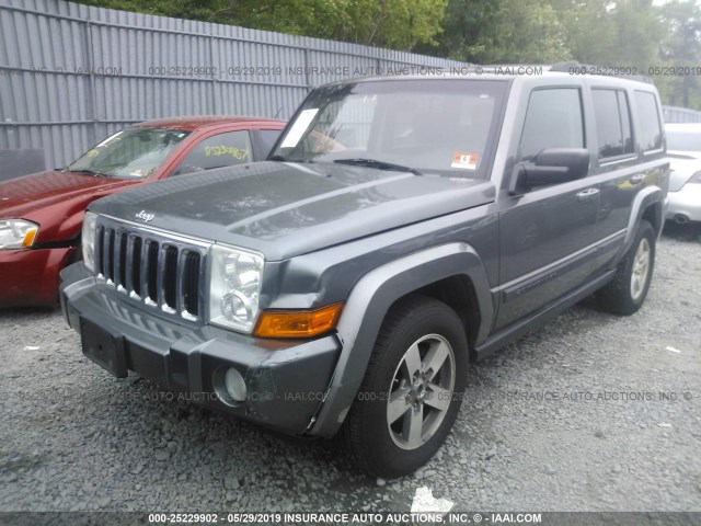 1J8HG48K68C167123 - 2008 JEEP COMMANDER SPORT ნაცრისფერი ფოტო 2