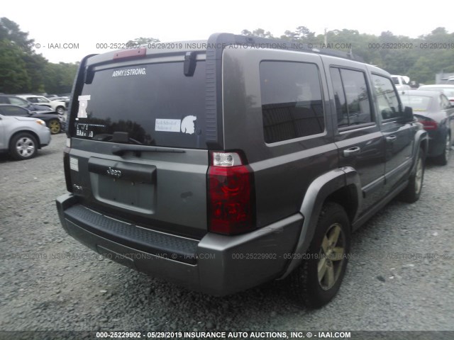 1J8HG48K68C167123 - 2008 JEEP COMMANDER SPORT ნაცრისფერი ფოტო 4