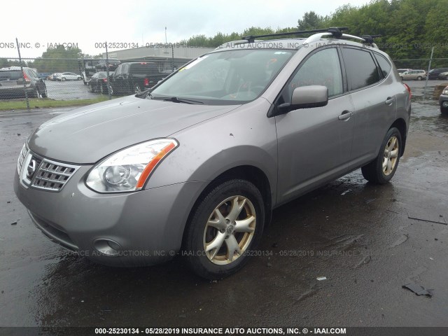 JN8AS58V29W436455 - 2009 NISSAN ROGUE S/SL SILVER photo 2