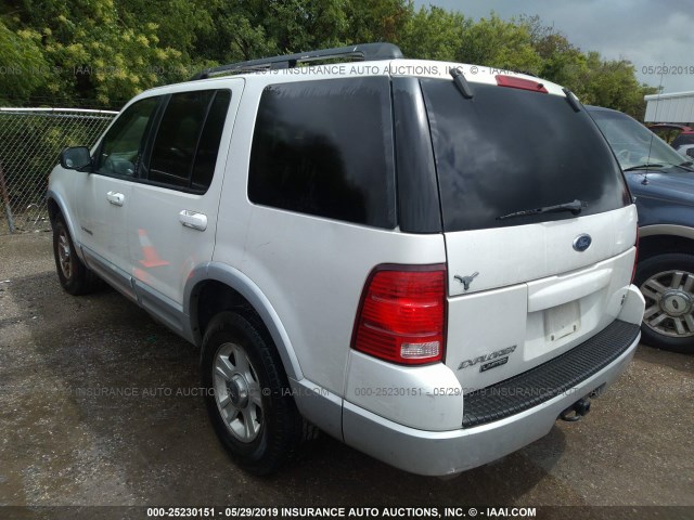 1FMZU65W82ZA38078 - 2002 FORD EXPLORER LIMITED WHITE photo 3