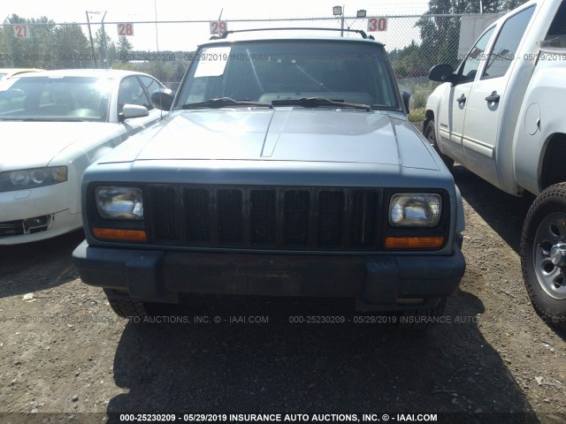 1J4FJ68SXVL561211 - 1997 JEEP CHEROKEE SPORT BLUE photo 6