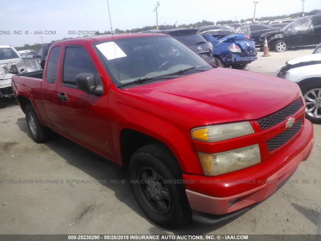 1GCCS198768254157 - 2006 CHEVROLET COLORADO RED photo 1