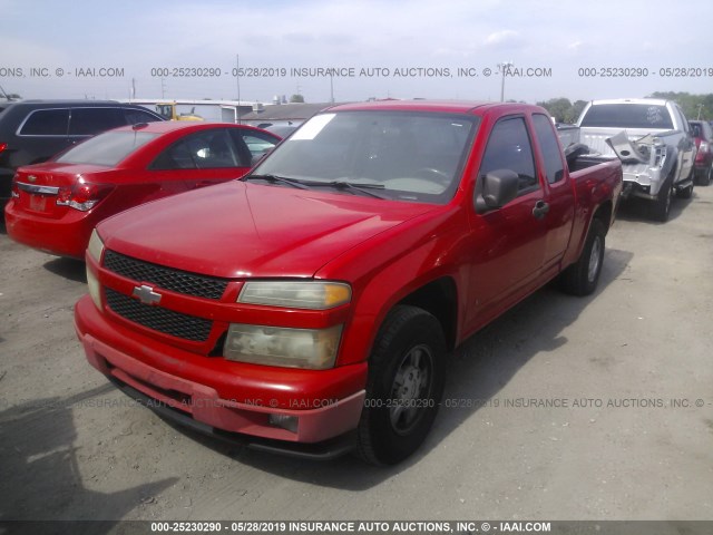 1GCCS198768254157 - 2006 CHEVROLET COLORADO RED photo 2