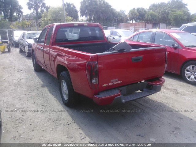 1GCCS198768254157 - 2006 CHEVROLET COLORADO RED photo 3