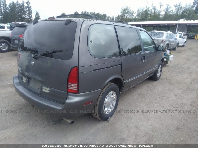 4N2DN1114VD808784 - 1997 NISSAN QUEST XE/GXE GRAY photo 4