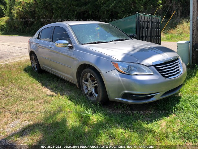 1C3CCBBB8DN557556 - 2013 CHRYSLER 200 TOURING GRAY photo 1