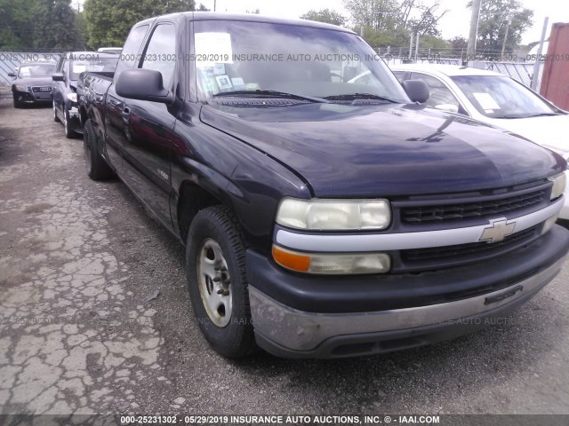 1GCEC19T32E304090 - 2002 CHEVROLET SILVERADO C1500 BLACK photo 1