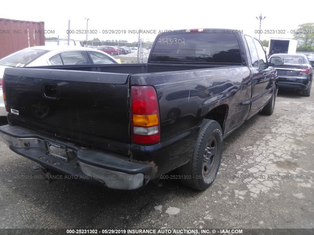 1GCEC19T32E304090 - 2002 CHEVROLET SILVERADO C1500 BLACK photo 4