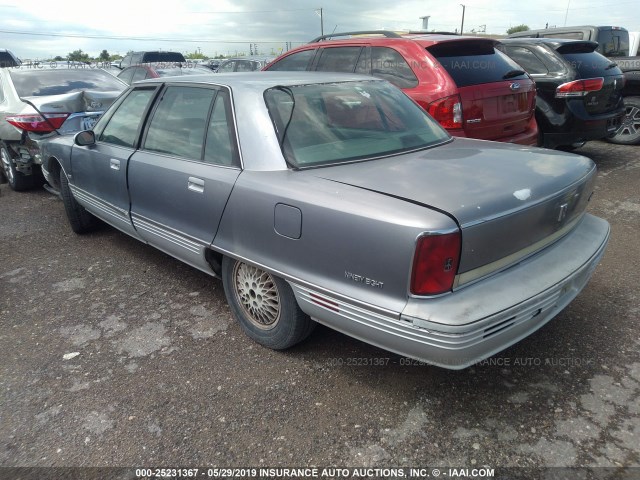 1G3CW53L3M4329997 - 1991 OLDSMOBILE 98 REGENCY ELITE GRAY photo 3