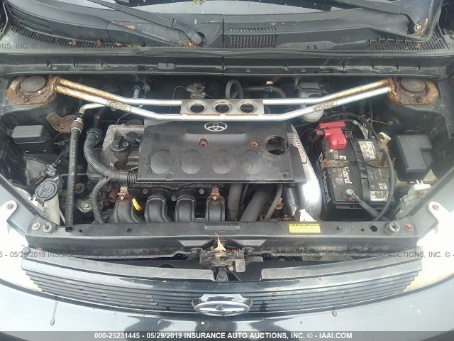 JTLKT324540149516 - 2004 TOYOTA SCION XB 黑色 照片 10