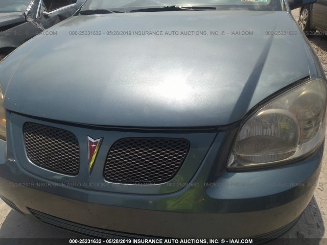 1G2AL18H497141013 - 2009 PONTIAC G5 GREEN photo 6