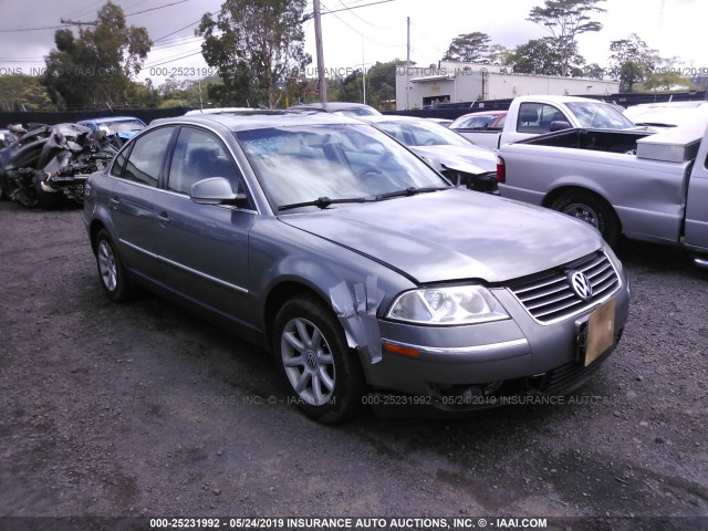 WVWPD63BX4E347623 - 2004 VOLKSWAGEN PASSAT GLS GRAY photo 1