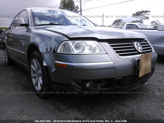 WVWPD63BX4E347623 - 2004 VOLKSWAGEN PASSAT GLS GRAY photo 6