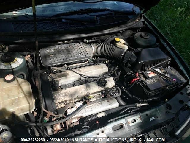 1FAFP6531XK107042 - 1999 FORD CONTOUR LX GREEN photo 10