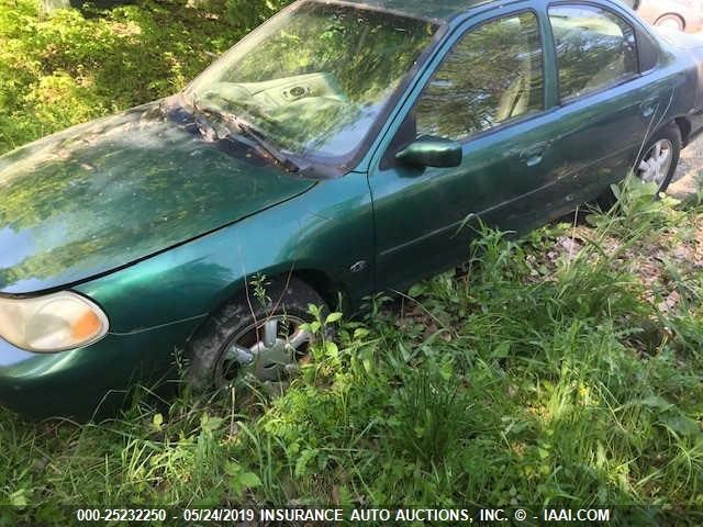 1FAFP6531XK107042 - 1999 FORD CONTOUR LX GREEN photo 2