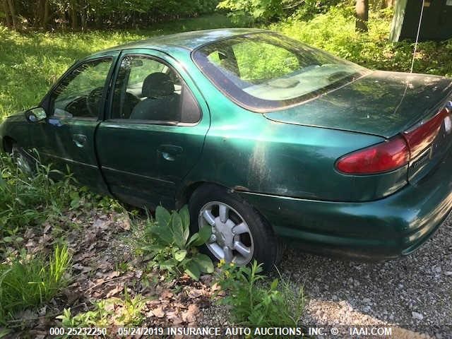 1FAFP6531XK107042 - 1999 FORD CONTOUR LX GREEN photo 3