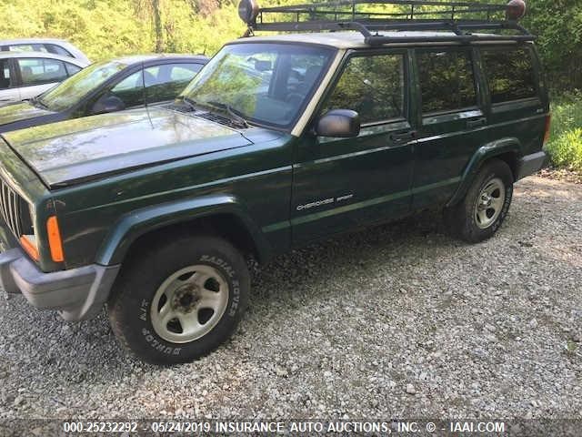 1J4FF68S2XL638724 - 1999 JEEP CHEROKEE SPORT/CLASSIC GREEN photo 2