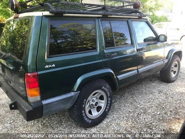 1J4FF68S2XL638724 - 1999 JEEP CHEROKEE SPORT/CLASSIC GREEN photo 4