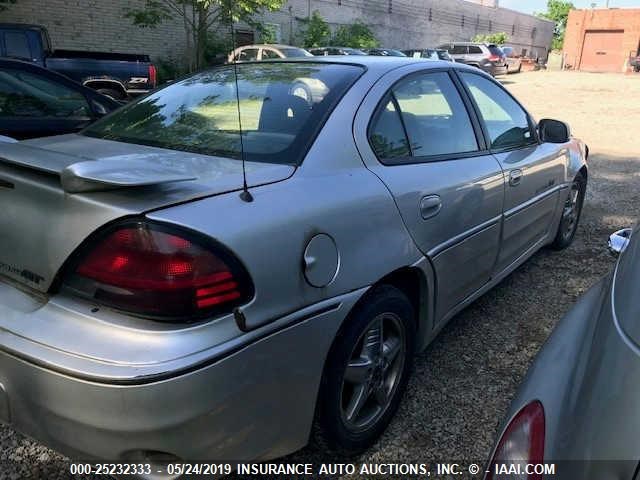 1G2NW52E71C155952 - 2001 PONTIAC GRAND AM GT SILVER photo 4