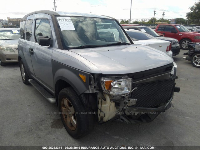 5J6YH18554L005100 - 2004 HONDA ELEMENT EX SILVER photo 1