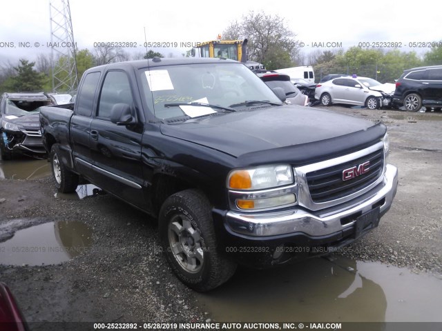 2GTEK19TX41254389 - 2004 GMC NEW SIERRA K1500 BLACK photo 1