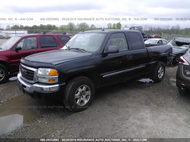 2GTEK19TX41254389 - 2004 GMC NEW SIERRA K1500 BLACK photo 2