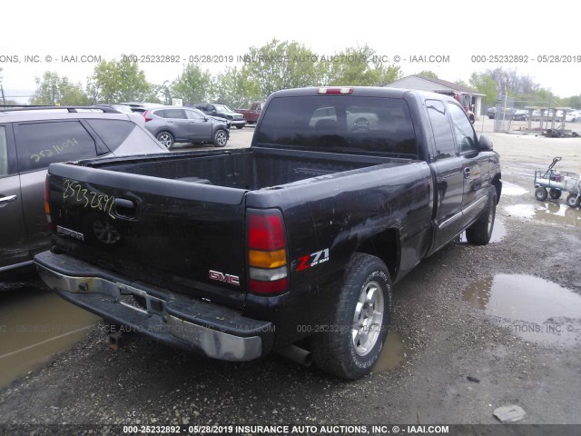 2GTEK19TX41254389 - 2004 GMC NEW SIERRA K1500 BLACK photo 4