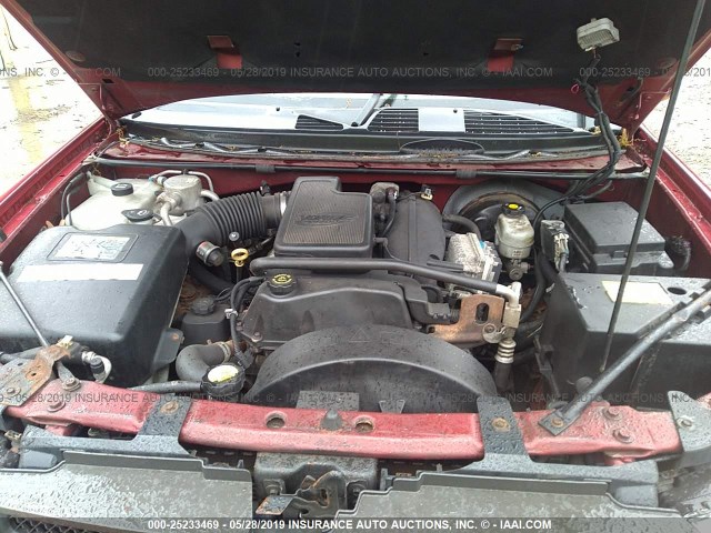 1GNET16SX26127566 - 2002 CHEVROLET TRAILBLAZER EXT 红色 照片 10