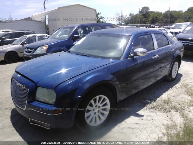 2C3KA43R06H472005 - 2006 CHRYSLER 300 BLUE photo 2