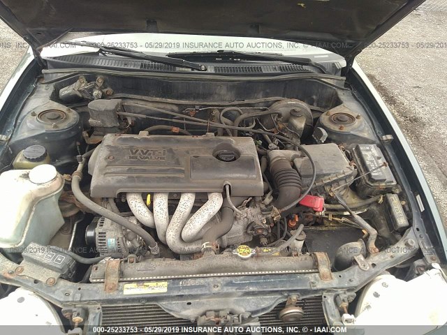 2T1BR12E7YC331320 - 2000 TOYOTA COROLLA VE/CE/LE 绿色 照片 10