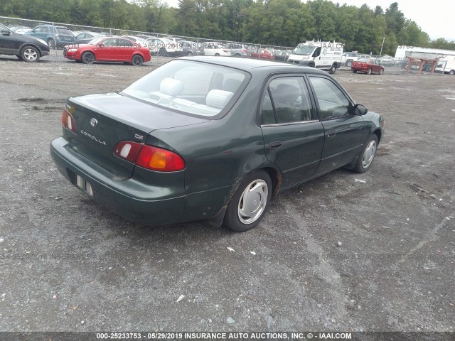 2T1BR12E7YC331320 - 2000 TOYOTA COROLLA VE/CE/LE 绿色 照片 4