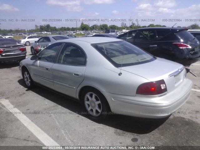 1MEHM55S23G619417 - 2003 MERCURY SABLE LS PREMIUM SILVER photo 3