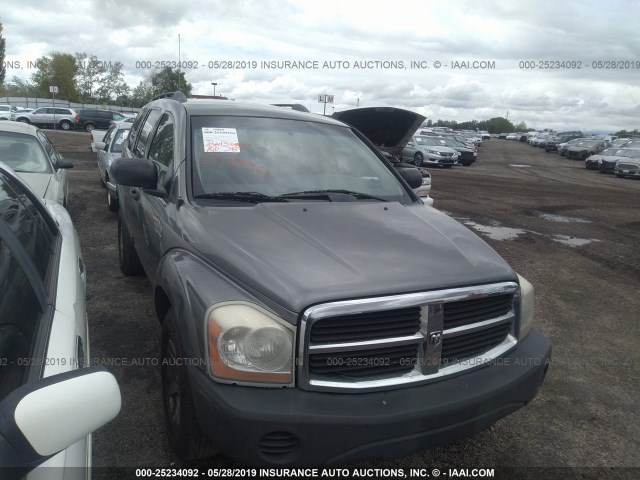 1D4HB38N26F106991 - 2006 DODGE DURANGO SXT GRAY photo 1