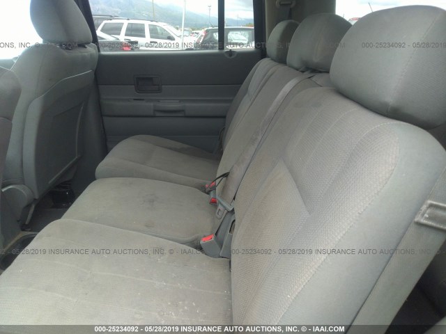 1D4HB38N26F106991 - 2006 DODGE DURANGO SXT GRAY photo 8