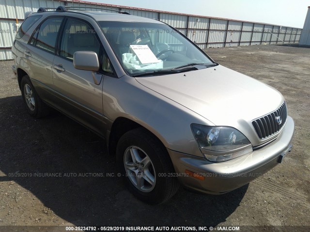 JT6HF10U8Y0160656 - 2000 LEXUS RX 300 TAN photo 1