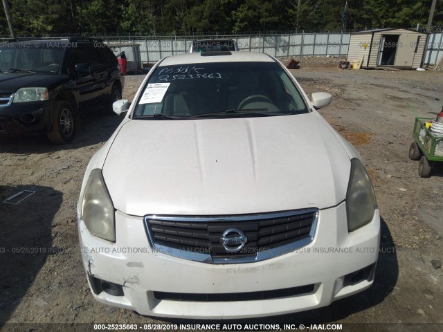 1N4BA41E27C800868 - 2007 NISSAN MAXIMA SE/SL WHITE photo 6