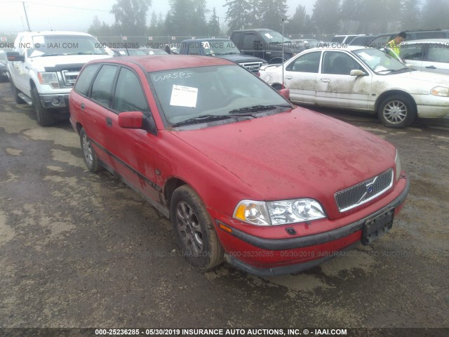 YV1VW2559YF509138 - 2000 VOLVO V40 RED photo 1