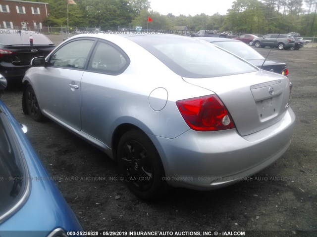 JTKDE177870157953 - 2007 TOYOTA SCION TC SILVER photo 3